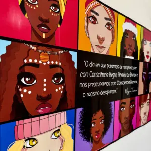 Painel Consciência Negra.