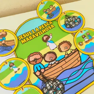 História na luva jesus e a pesca milagrosa